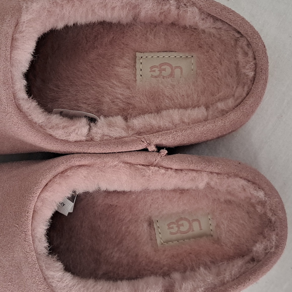 Ugg Elea Suede‎ Slipper. Woman's Size 8. Dusty Rose. - Picture 4 of 12